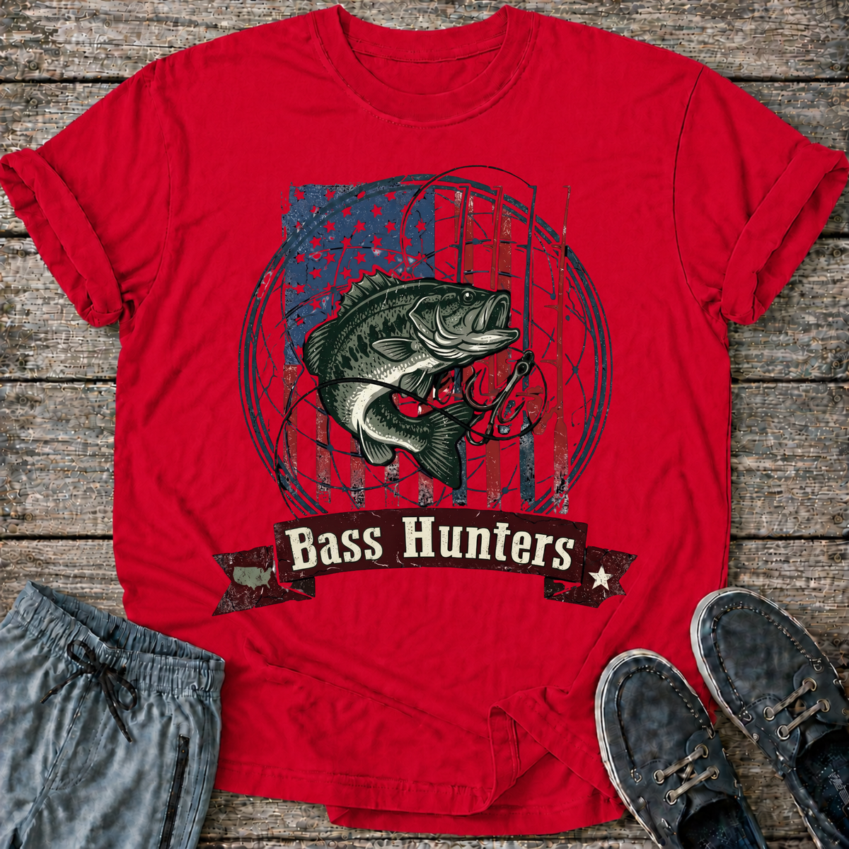 American Bass Hunters T‑Shirt