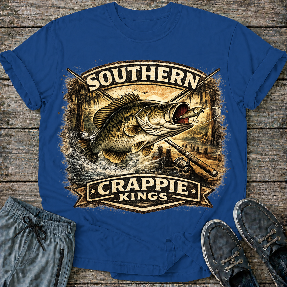 Southern Crappie King T-Shirt