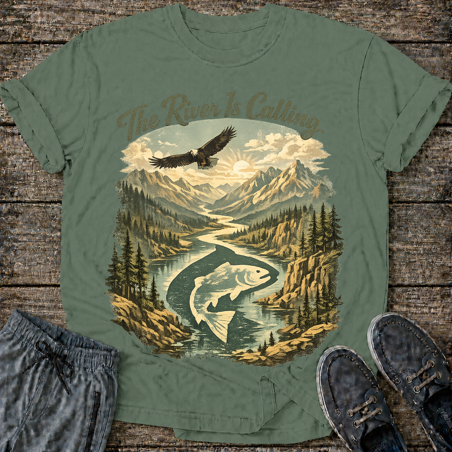 The River is Calling T-Shirt