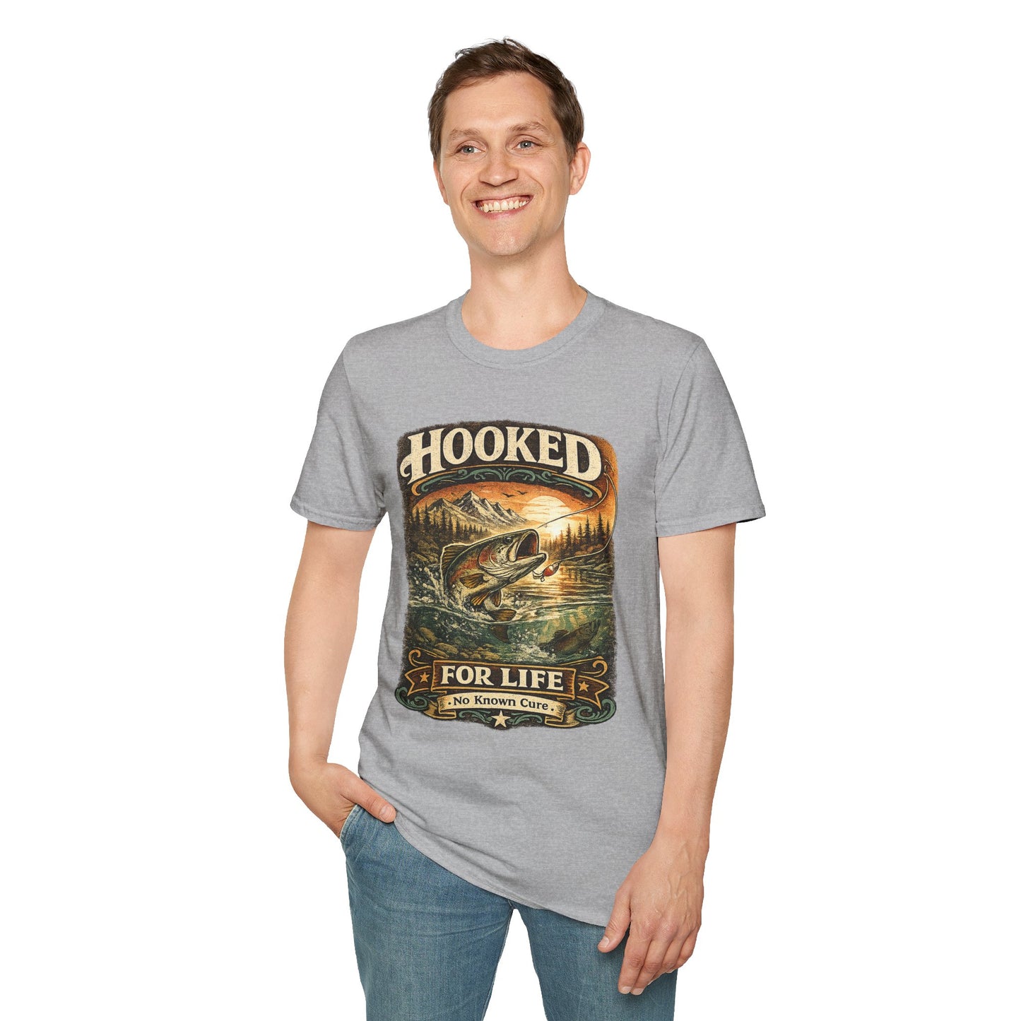 Hooked for Life Vintage T-Shirt