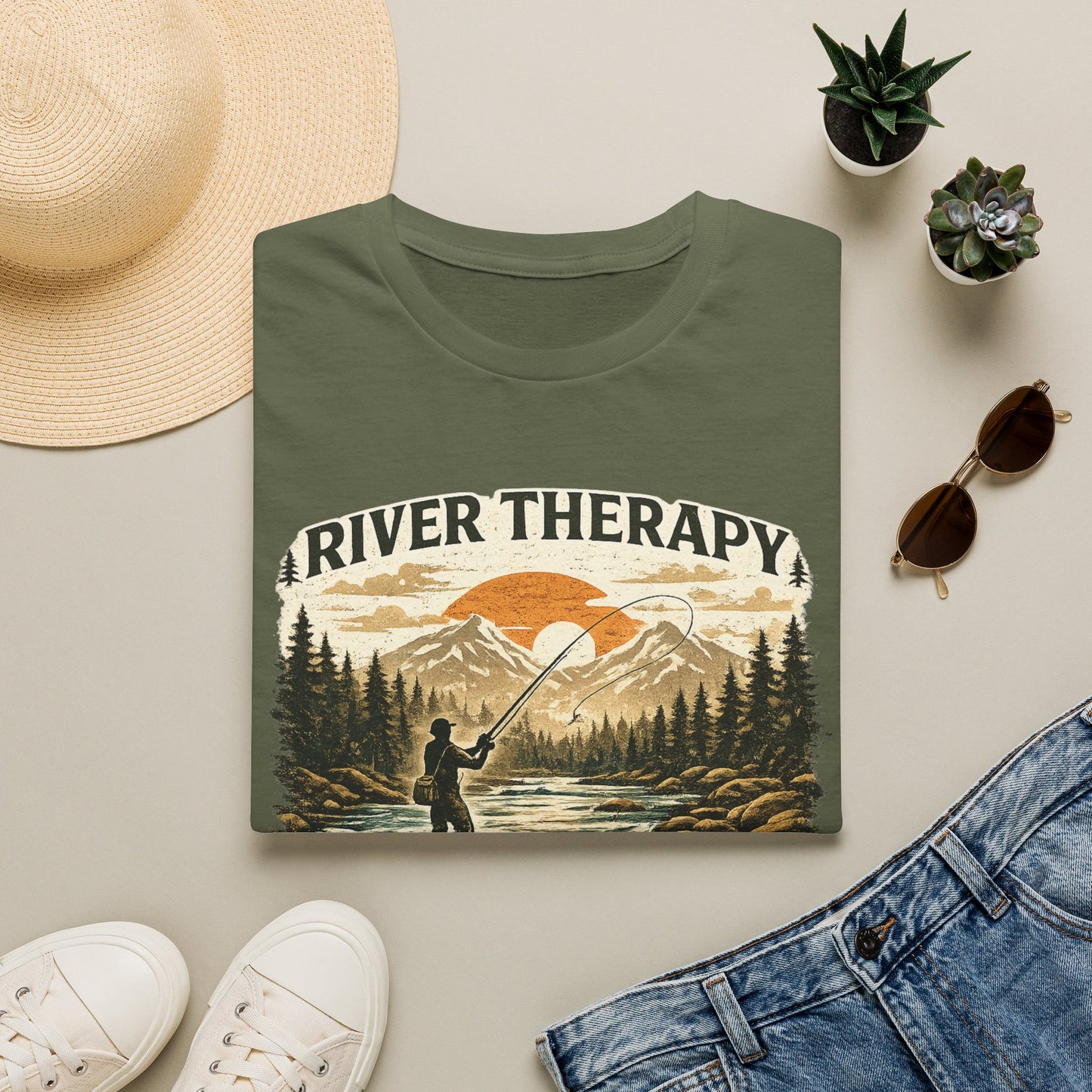 Fishing Therapy T-Shirt