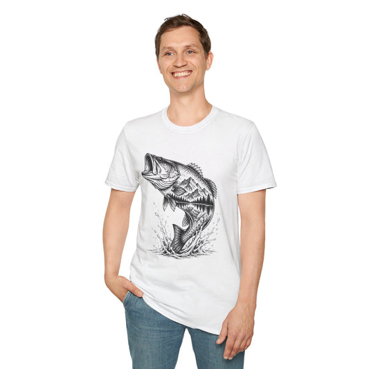 Mountain Art Bass  T-Shirt