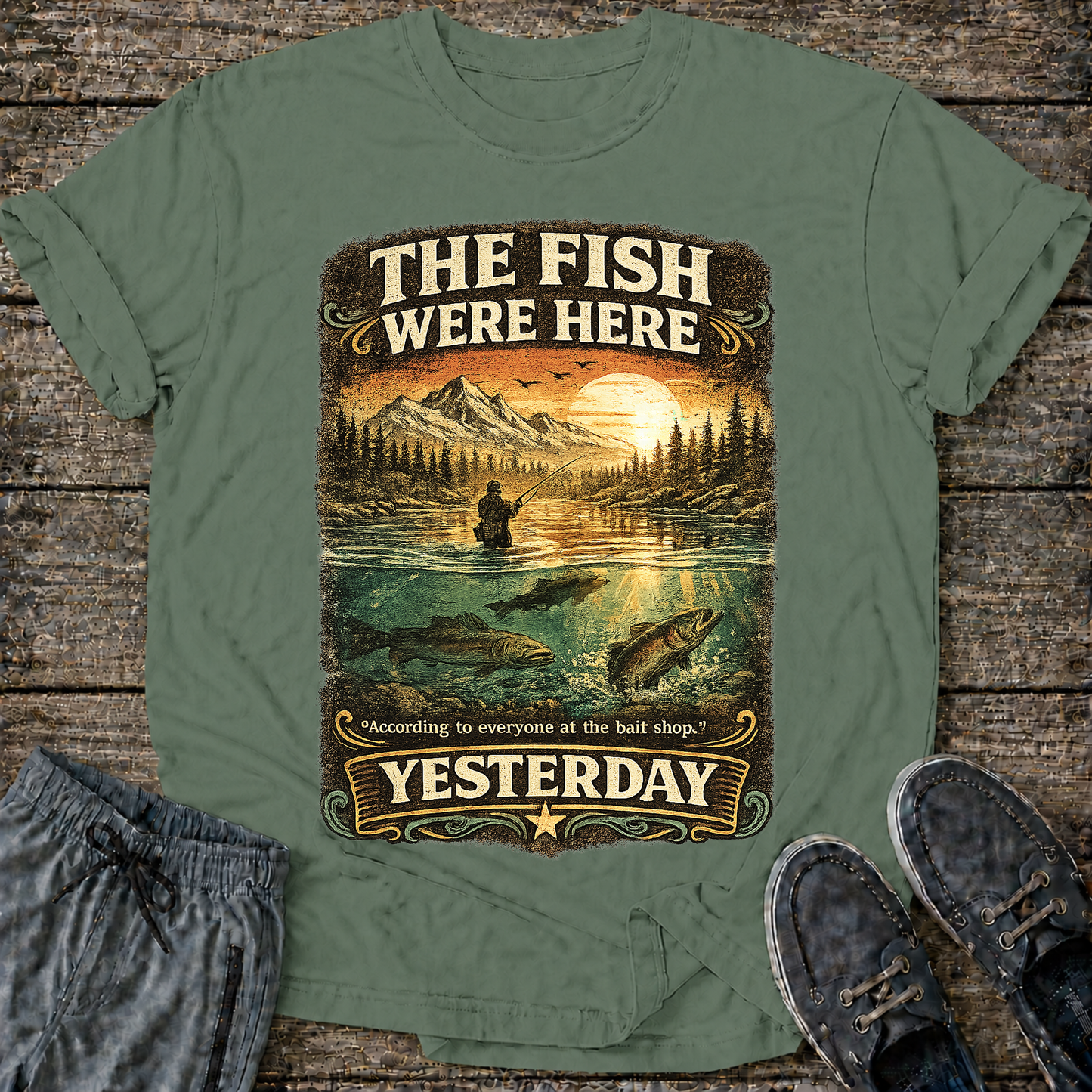 The Fish Were Here Yesterday T-Shirt