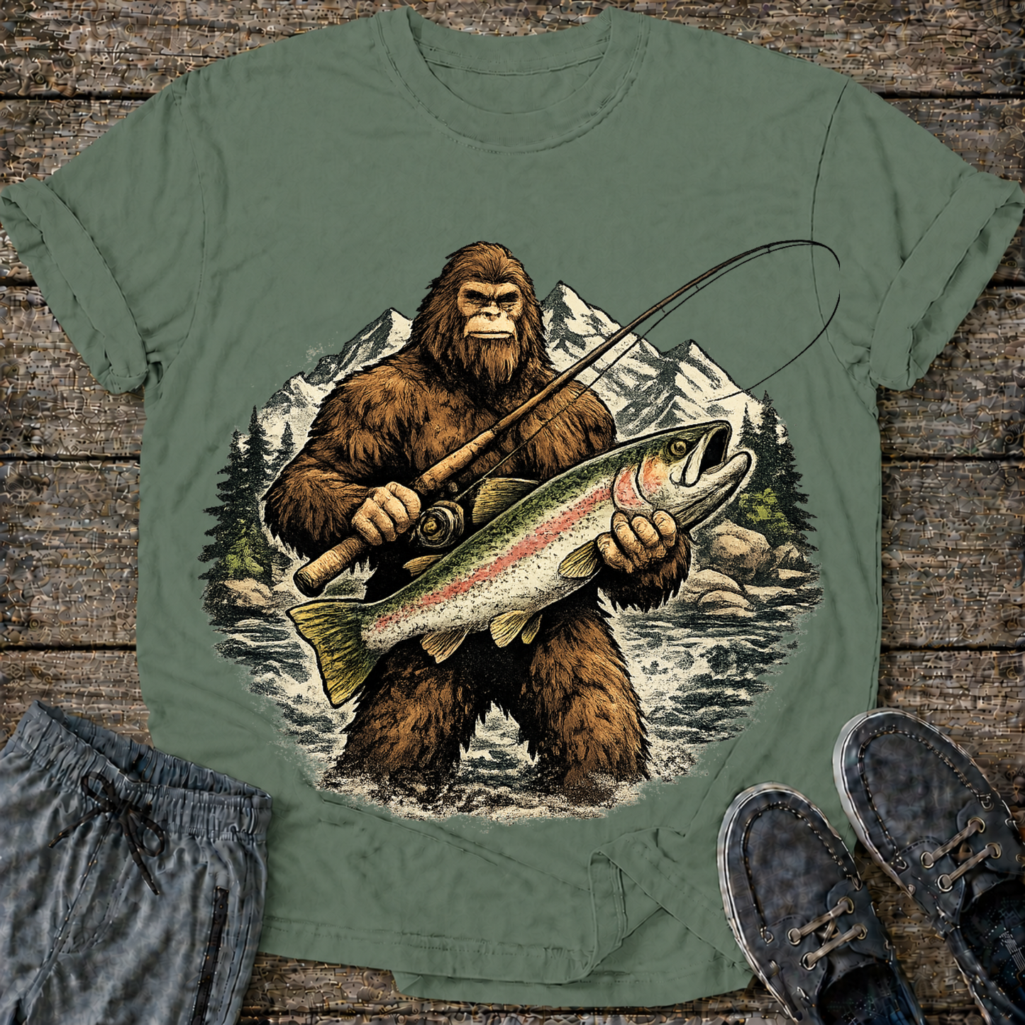 Big Foot Catch T-Shirt