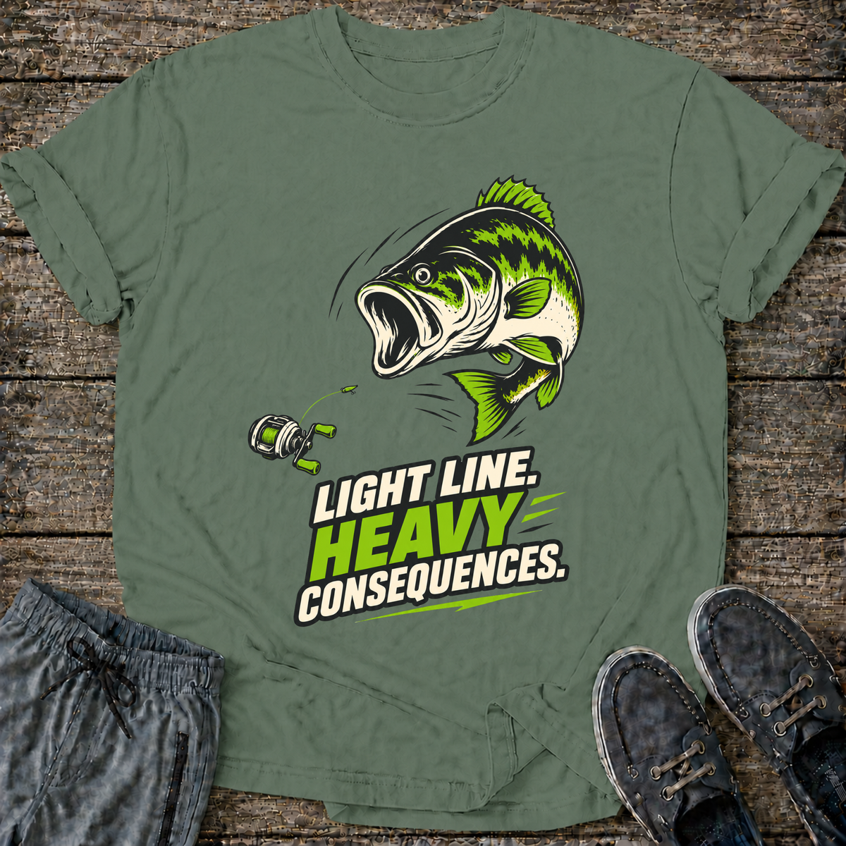 Light Line, Heavy Consequences T-Shirt