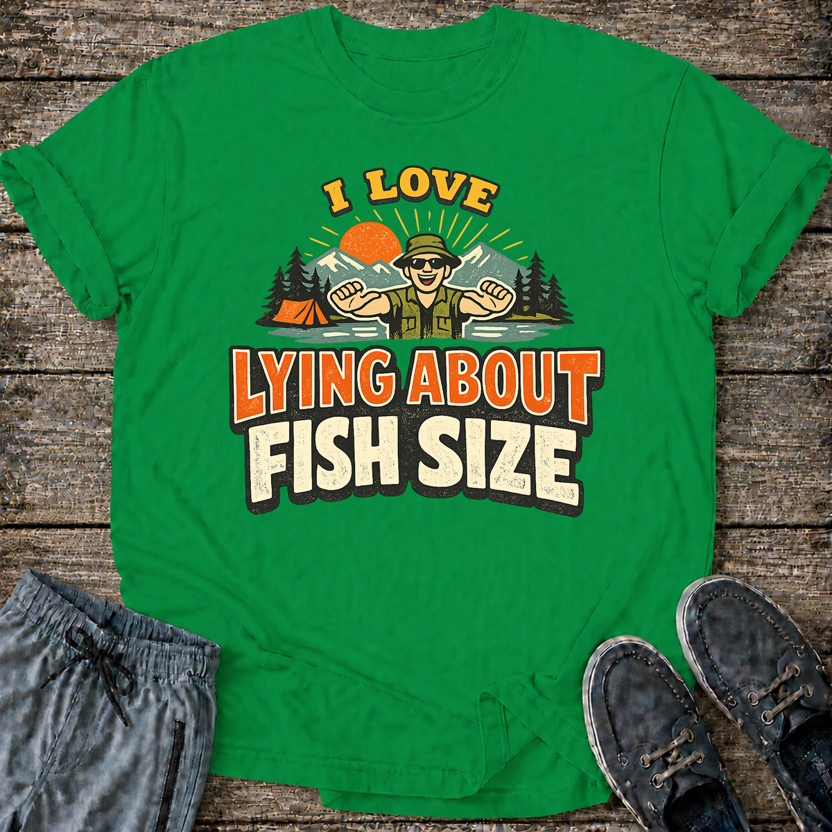 I Love Lying About Fish Size T-Shirt