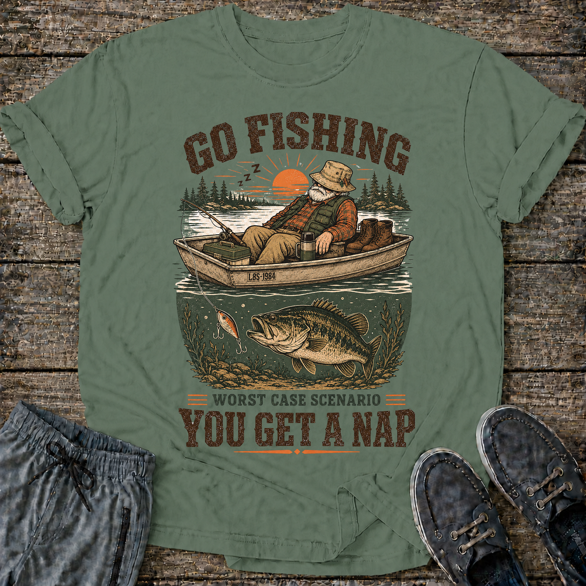 Go Fishing T‑Shirt