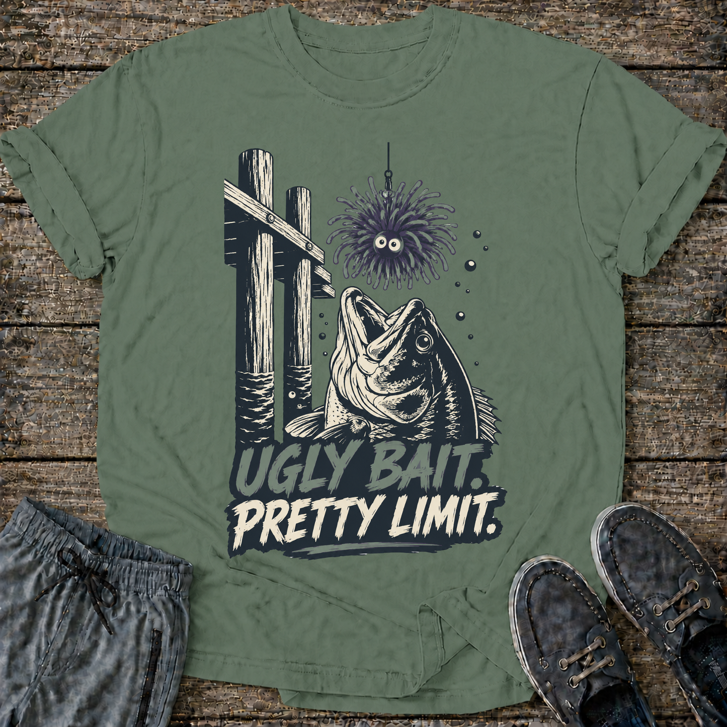 Ugly Bait, Pretty Limits T-Shirt Modify