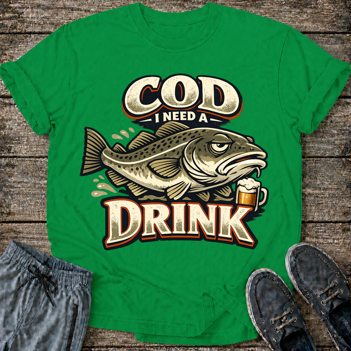 Cod I Need A Drink T-Shirt