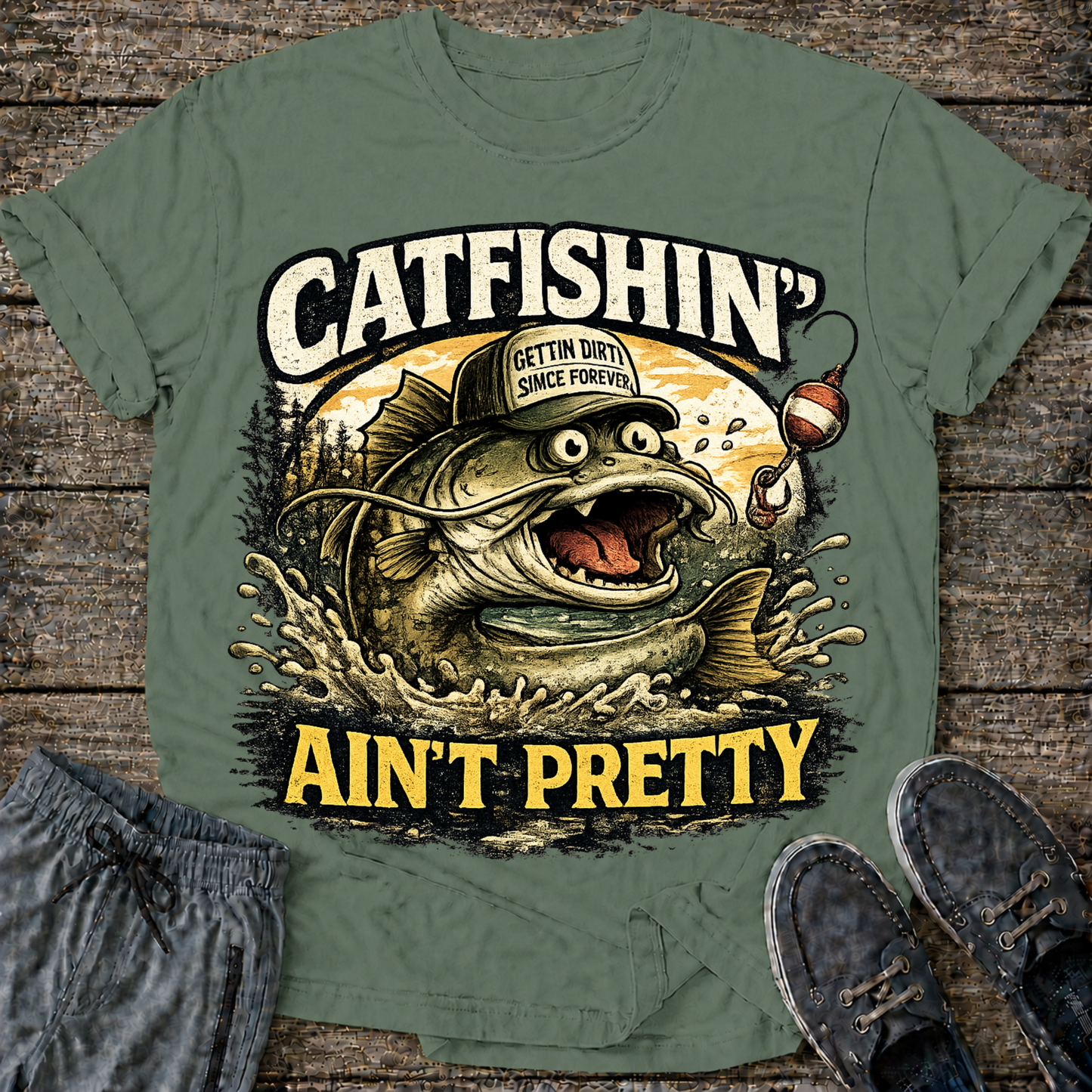 Catfishin aint pretty T-Shirt
