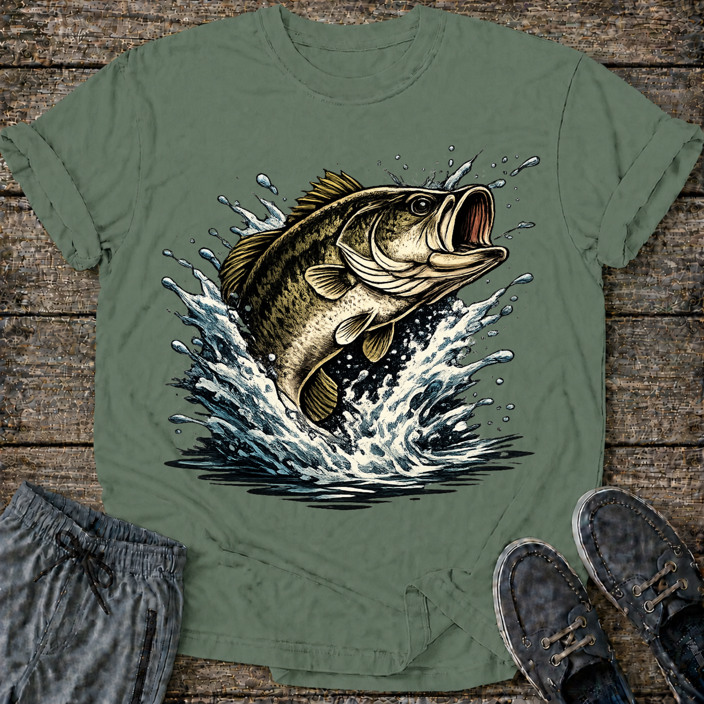 Bass Splashing T-Shirt