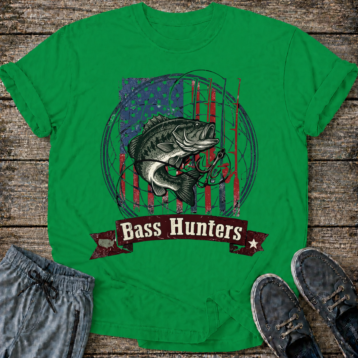 American Bass Hunters T‑Shirt