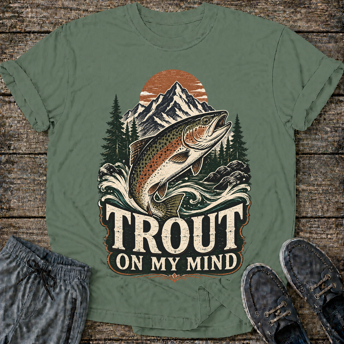 Trout On My Mind T‑Shirt