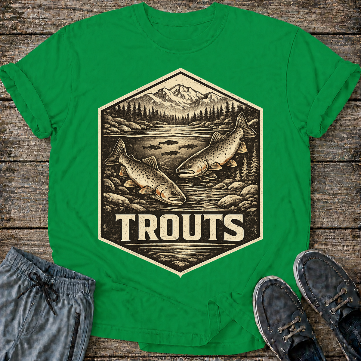 Trout Fishing Tee T-Shirt