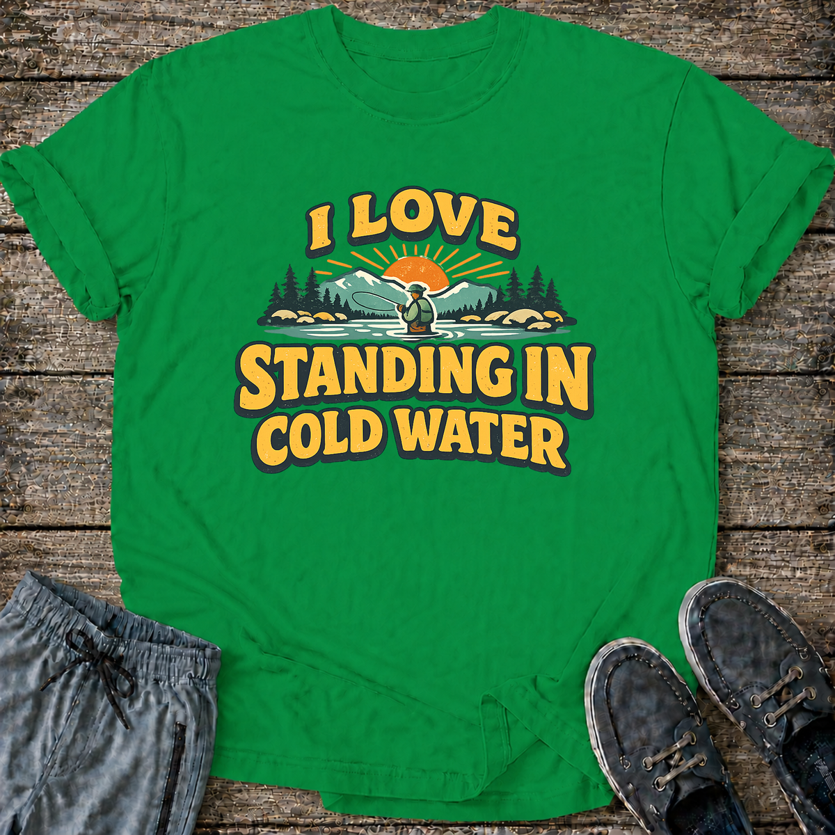 Standing in Cold Water T-Shirt
