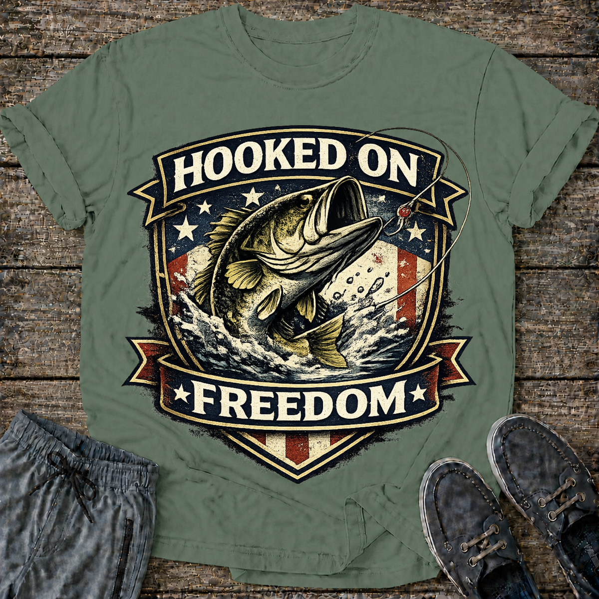 Hooked on Freedom T-Shirt