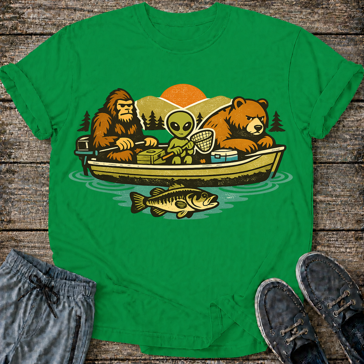 Alien, Bigfoot T-Shirt