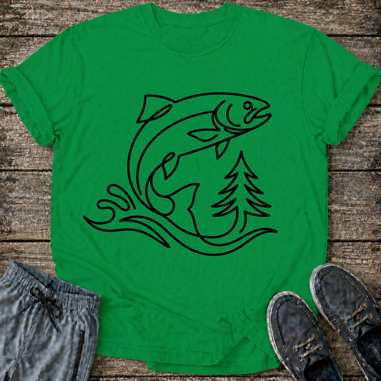 Minimalist Trout T-Shirt