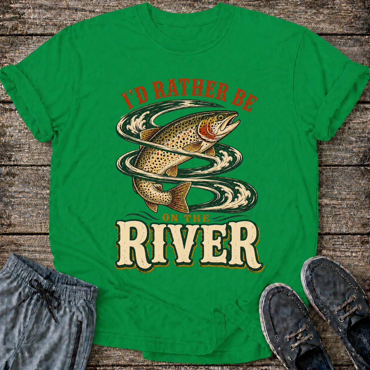 I'd Rather Be on the River T-Shirt