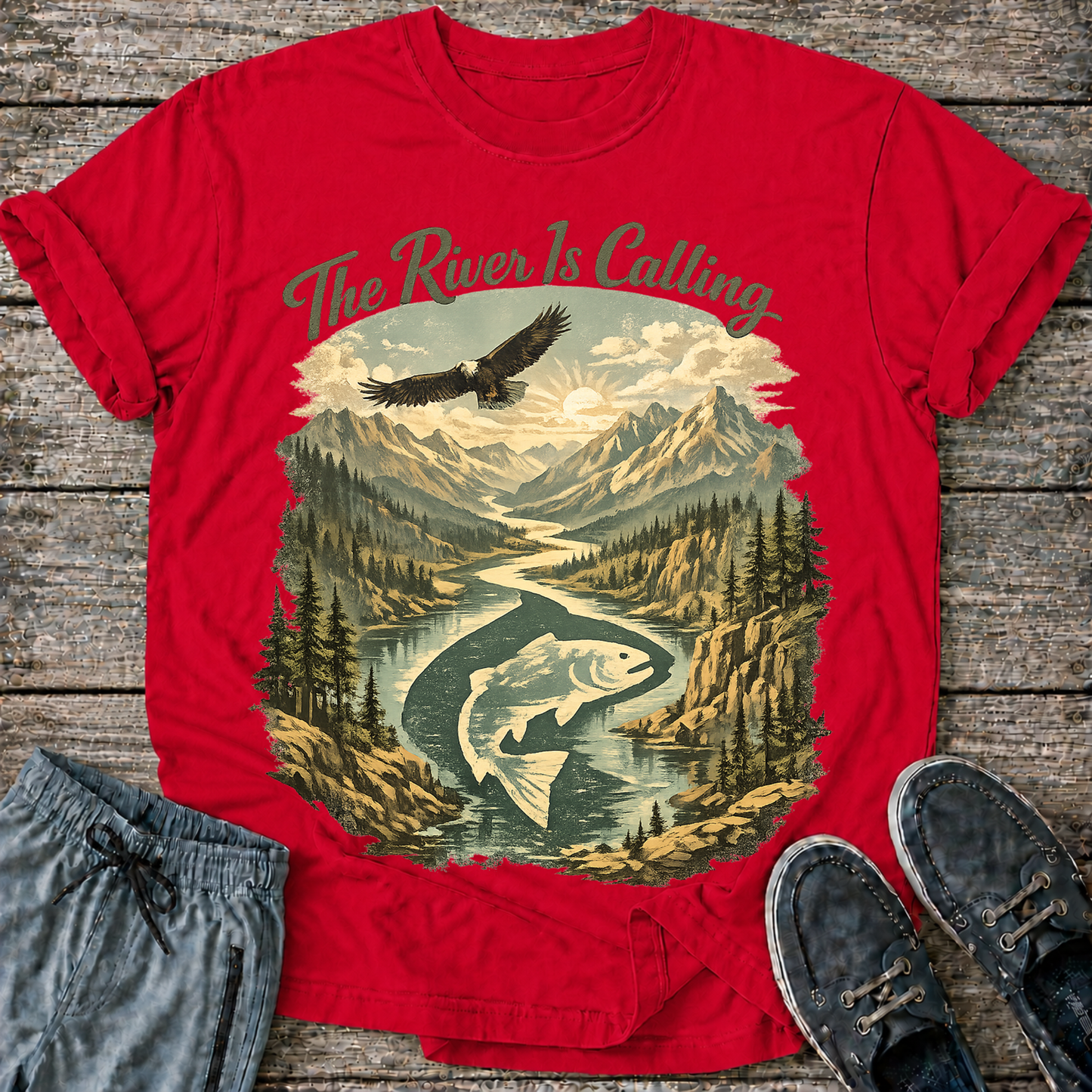 The River is Calling T-Shirt