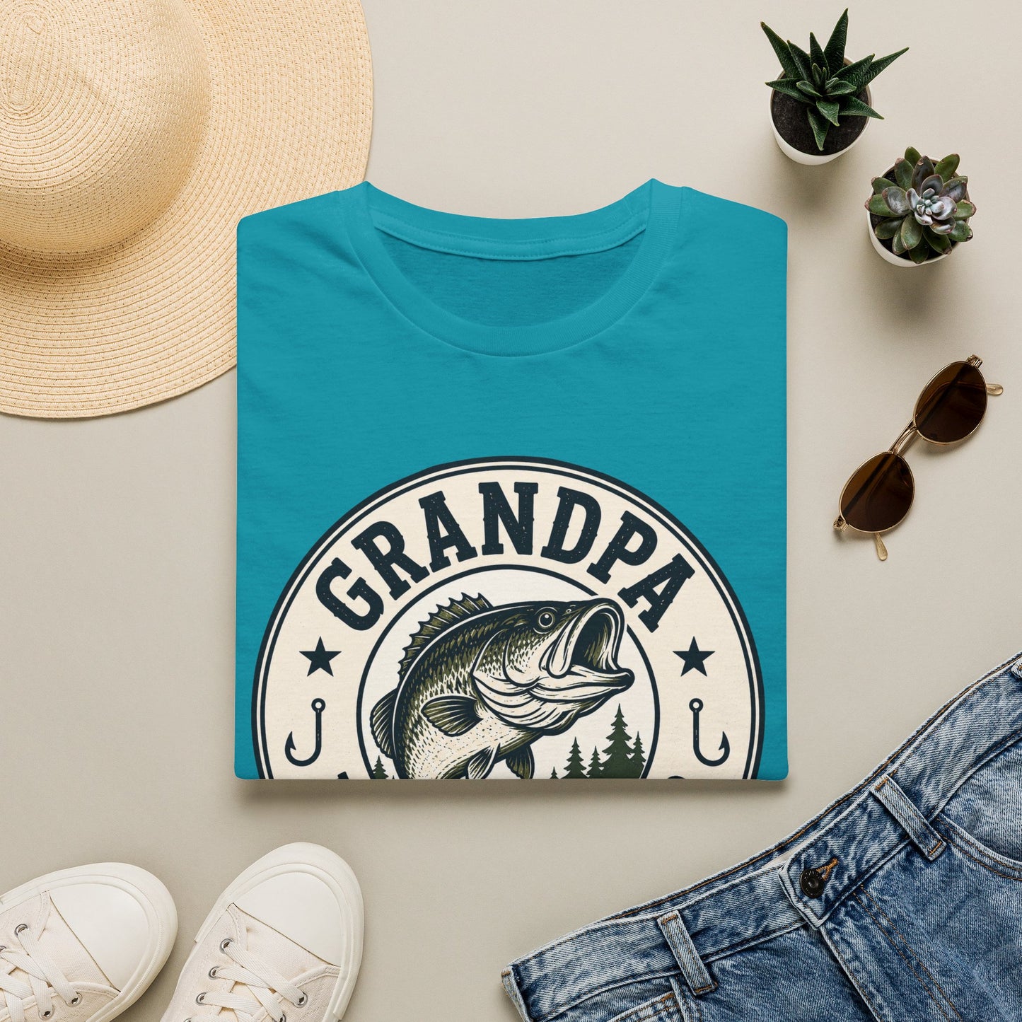 Grandpa Fishing Club T-Shirt
