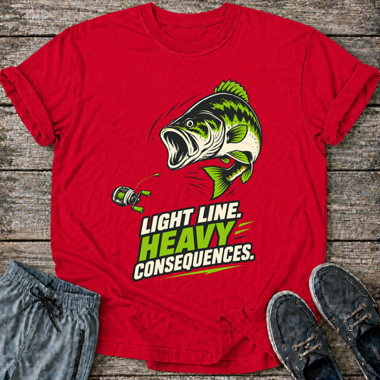 Light Line, Heavy Consequences T-Shirt