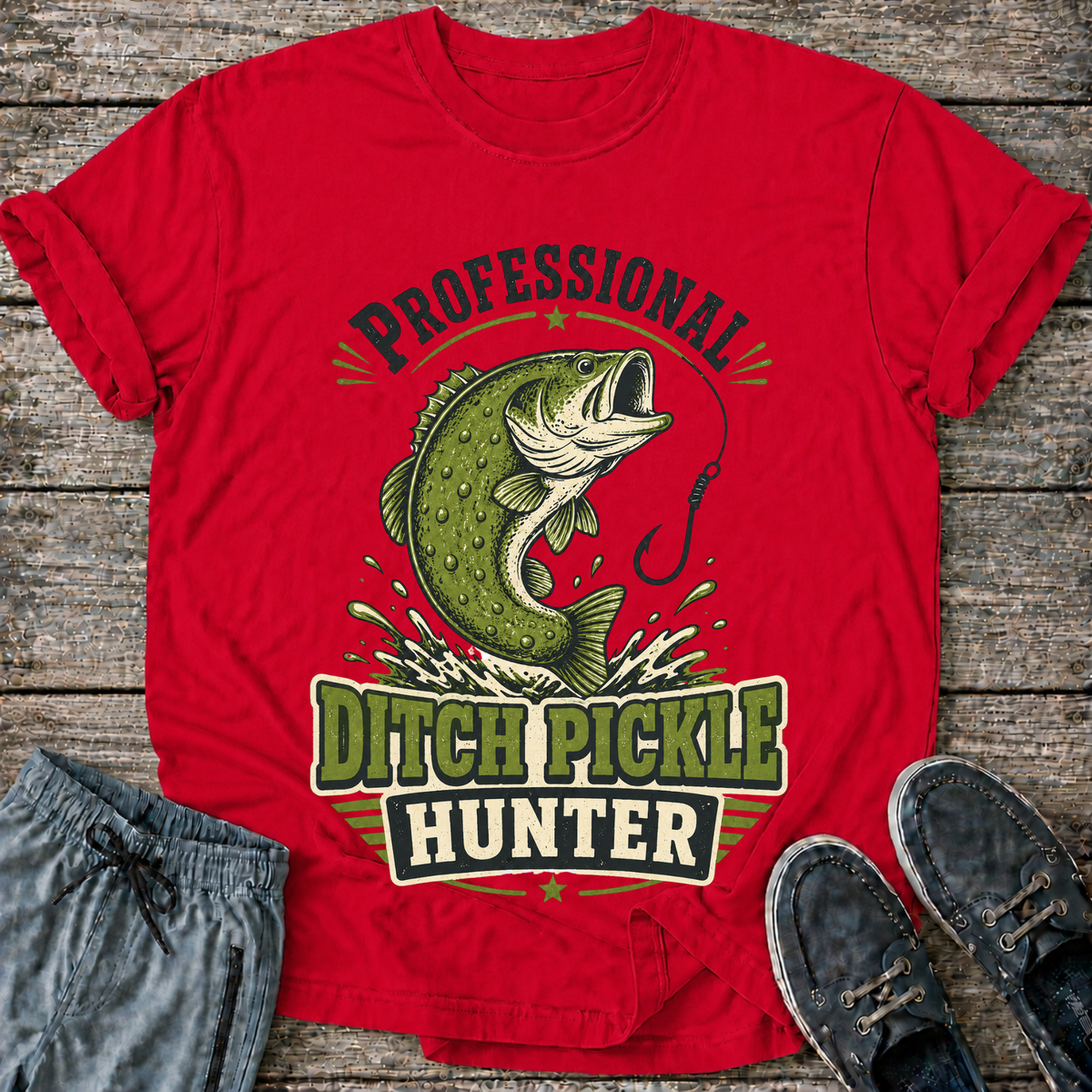 Professional Largemouth Pickel Hunter T-Shirt