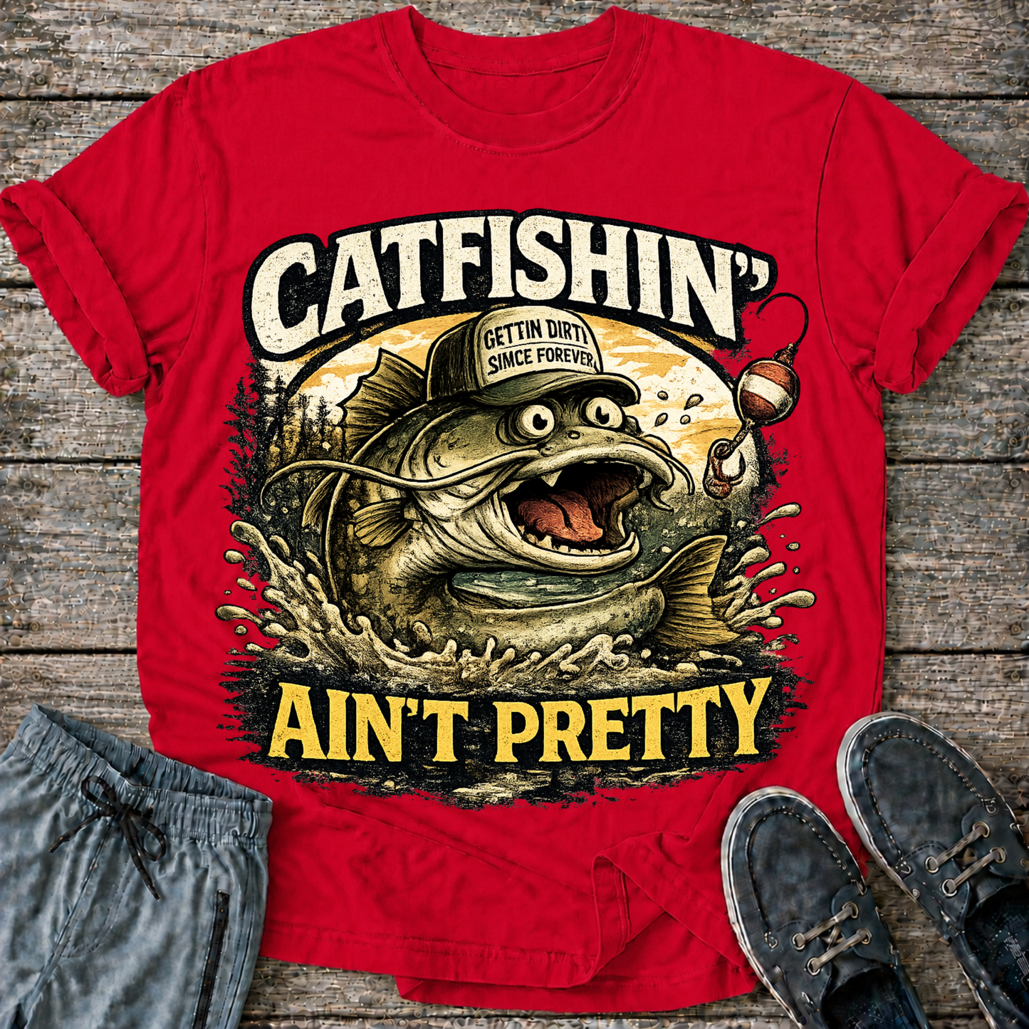 Catfishin aint pretty T-Shirt