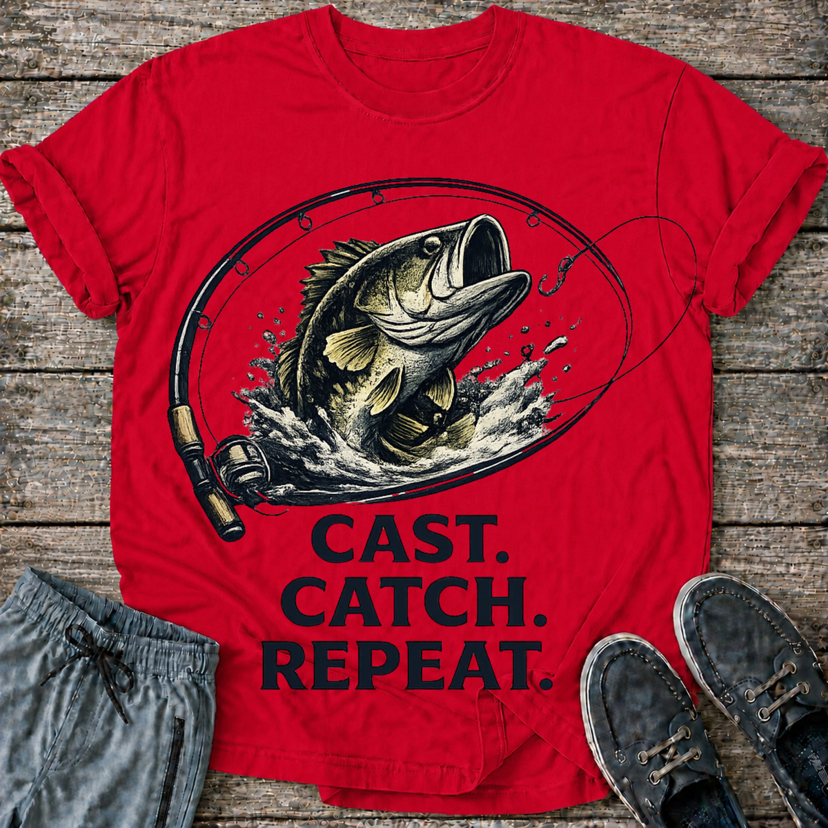 Cast Catch Repeat T-Shirt