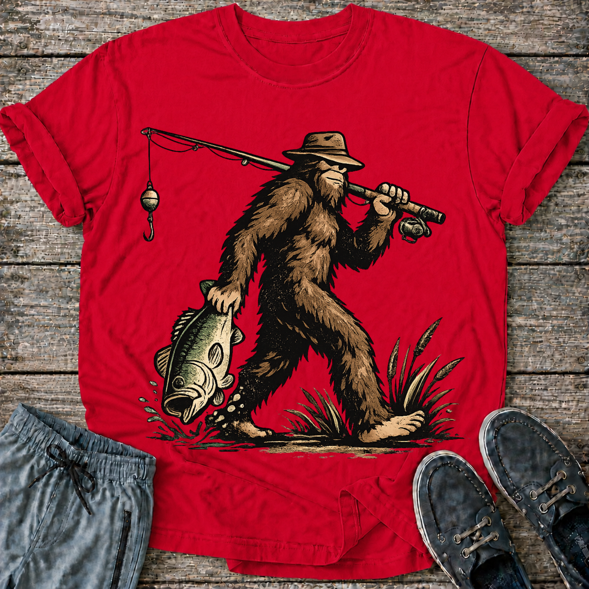 Big Foot Trophy Catch T-Shirt