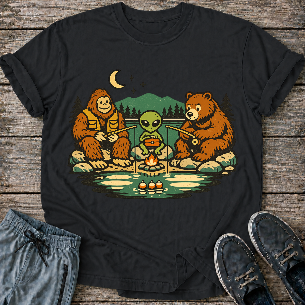 Alien Campfire T-Shirt