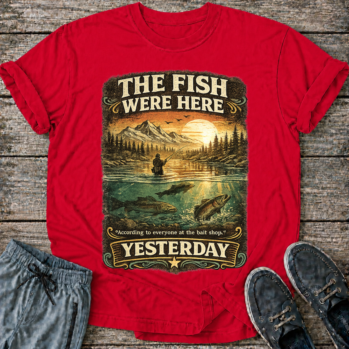 The Fish Were Here Yesterday T-Shirt