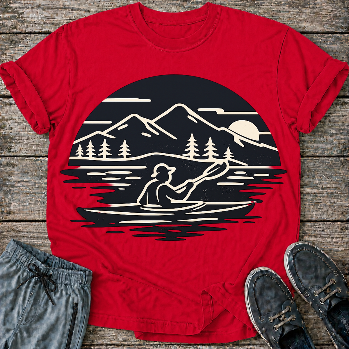 Minimal Kayak T-Shirt