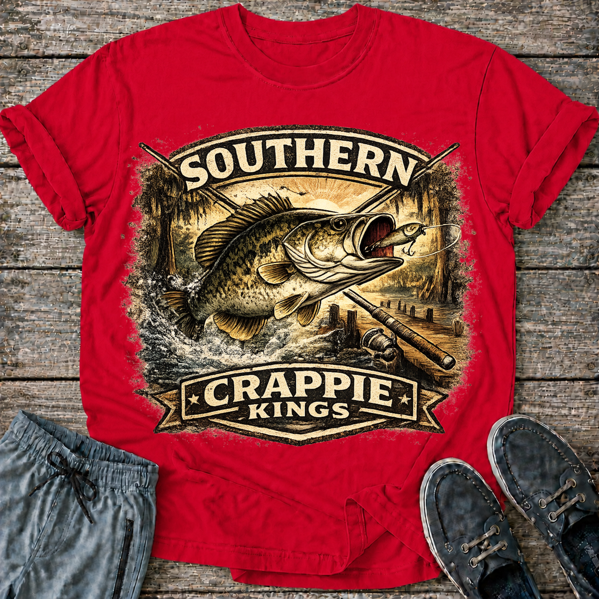 Southern Crappie King T-Shirt