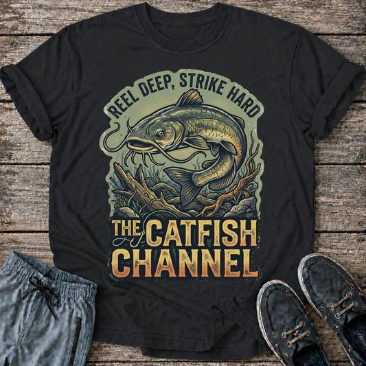 Catfish Fishing T‑Shirt