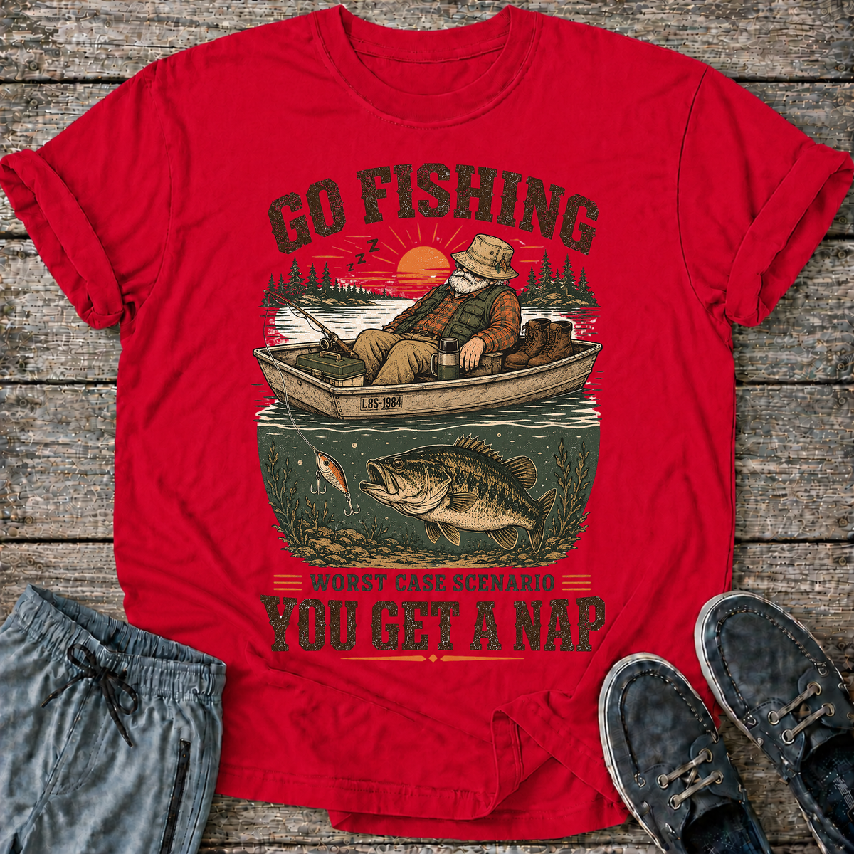 Go Fishing T‑Shirt