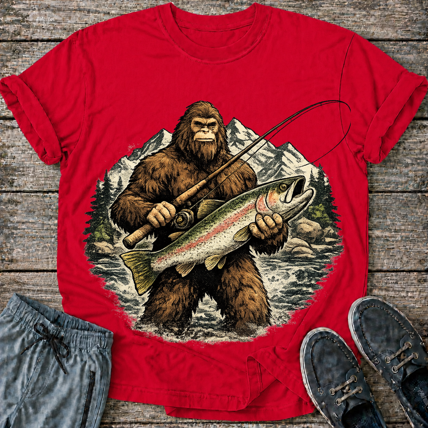 Big Foot Catch T-Shirt