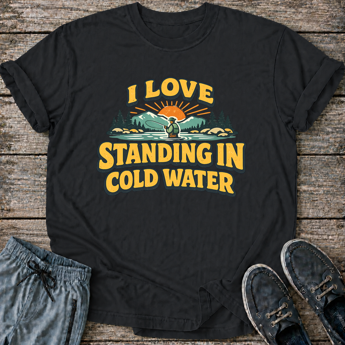 Standing in Cold Water T-Shirt