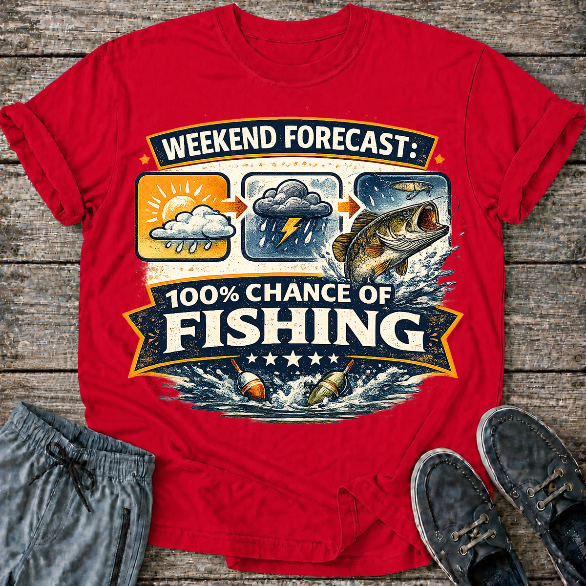 Fishing Forecast T-Shirt