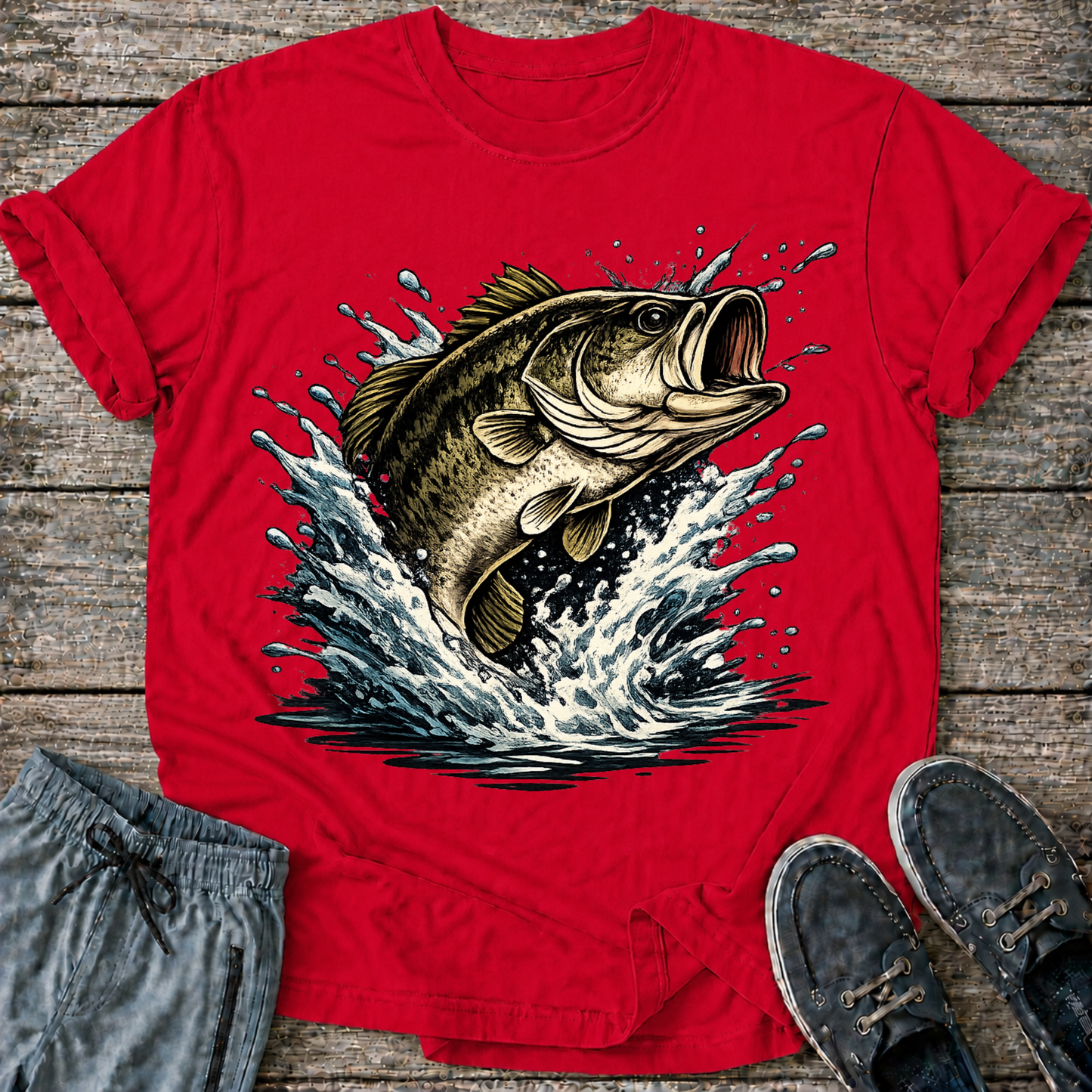 Bass Splashing T-Shirt