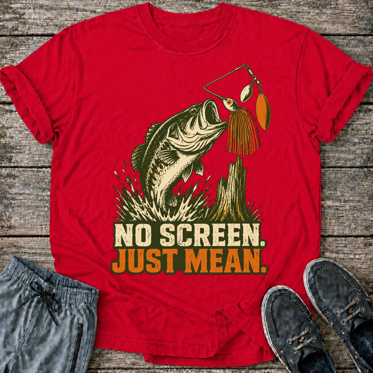 No Screen, Just Mean T-Shirt