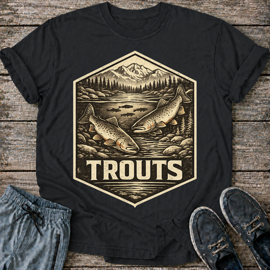 Trout Fishing Tee T-Shirt