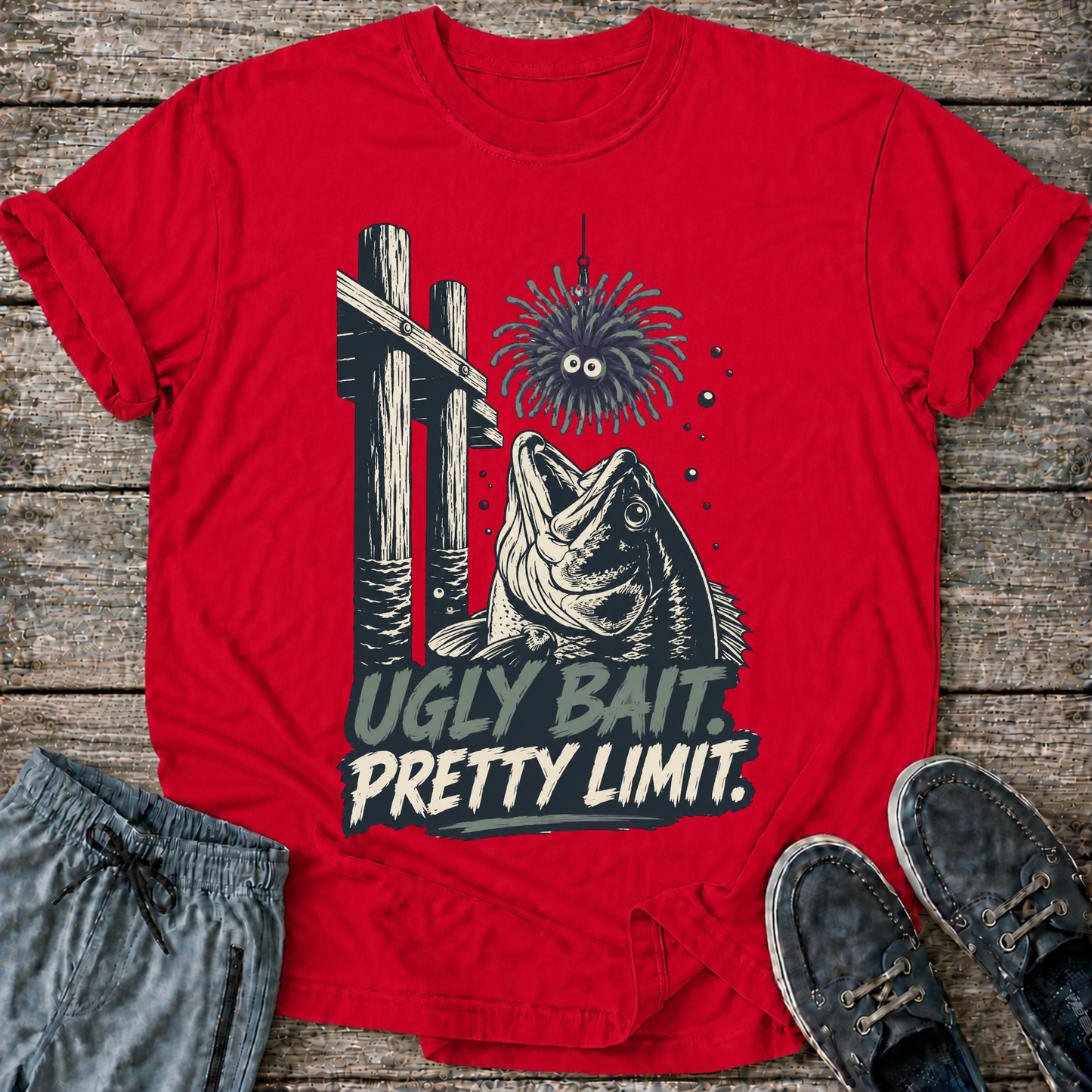 Ugly Bait, Pretty Limits T-Shirt Modify