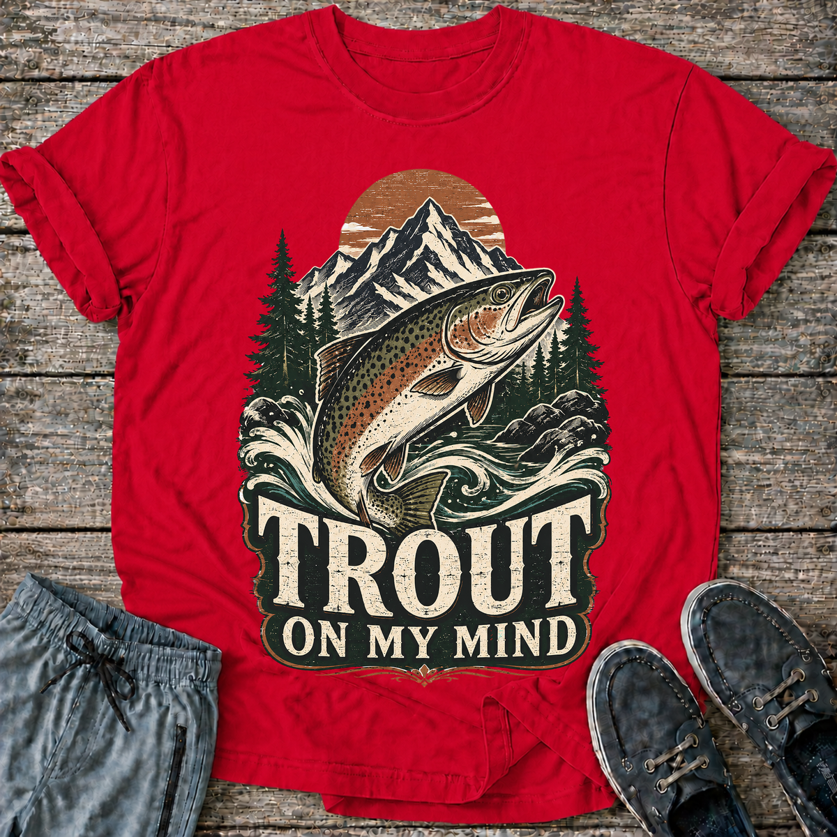 Trout On My Mind T‑Shirt
