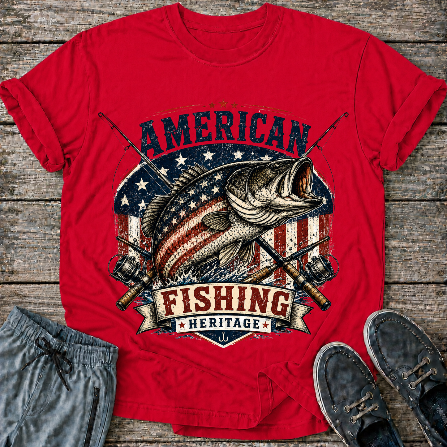 American Fishing Heritage T-Shirt