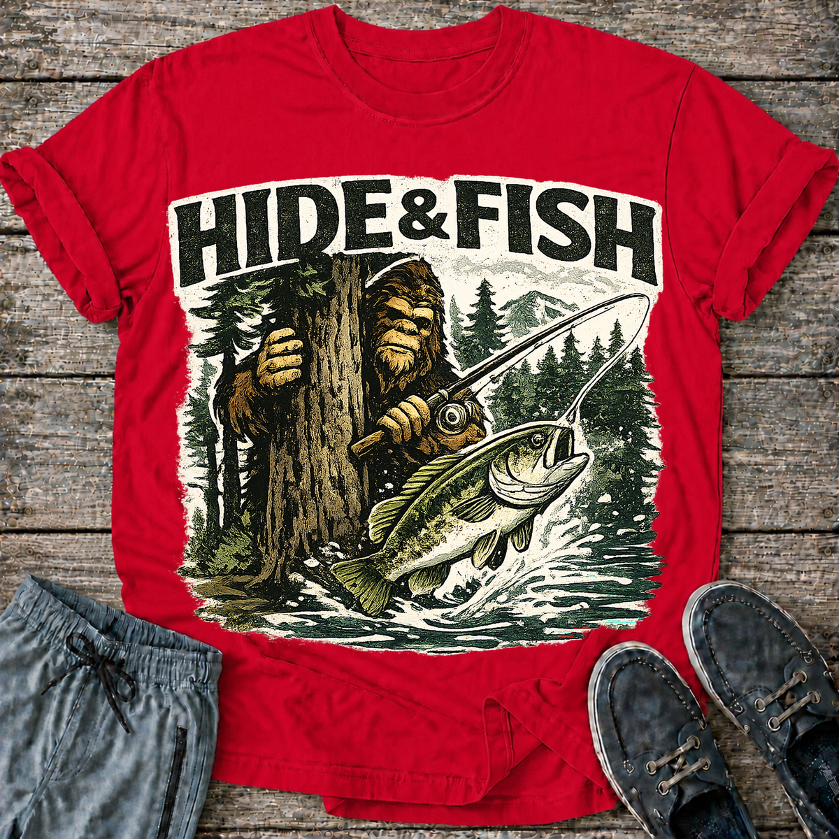 sasquatch hide and Seek T-Shirt