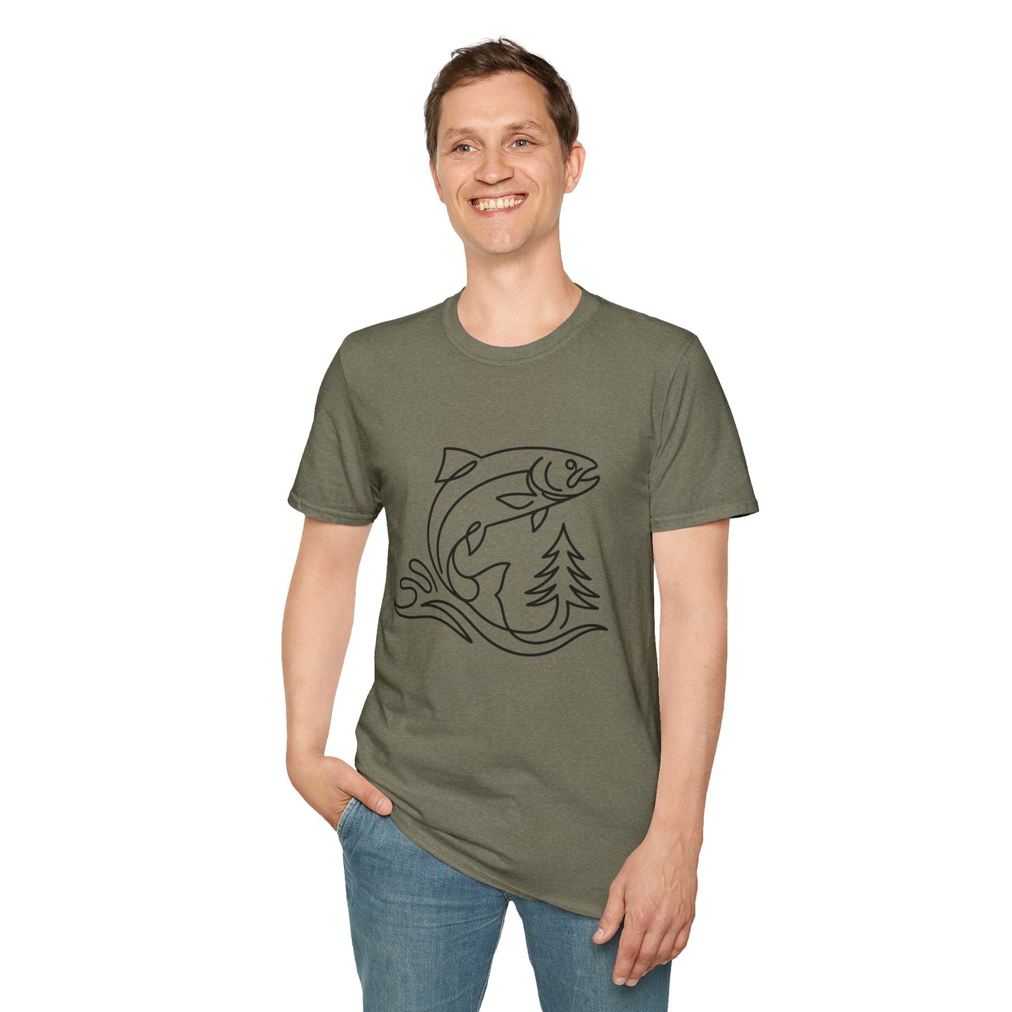 Minimalist Trout T-Shirt Modify