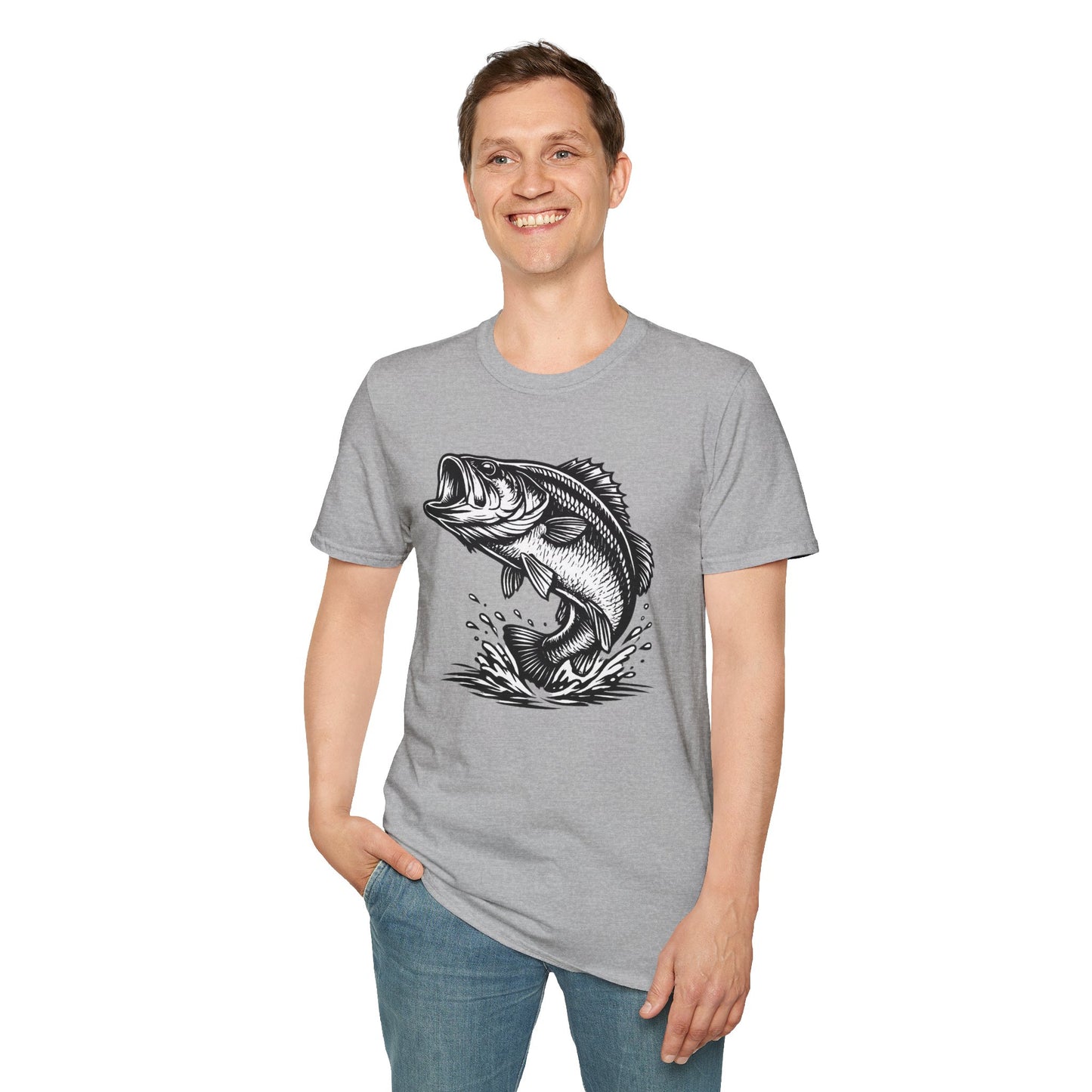Bass Illustration T-Shirt