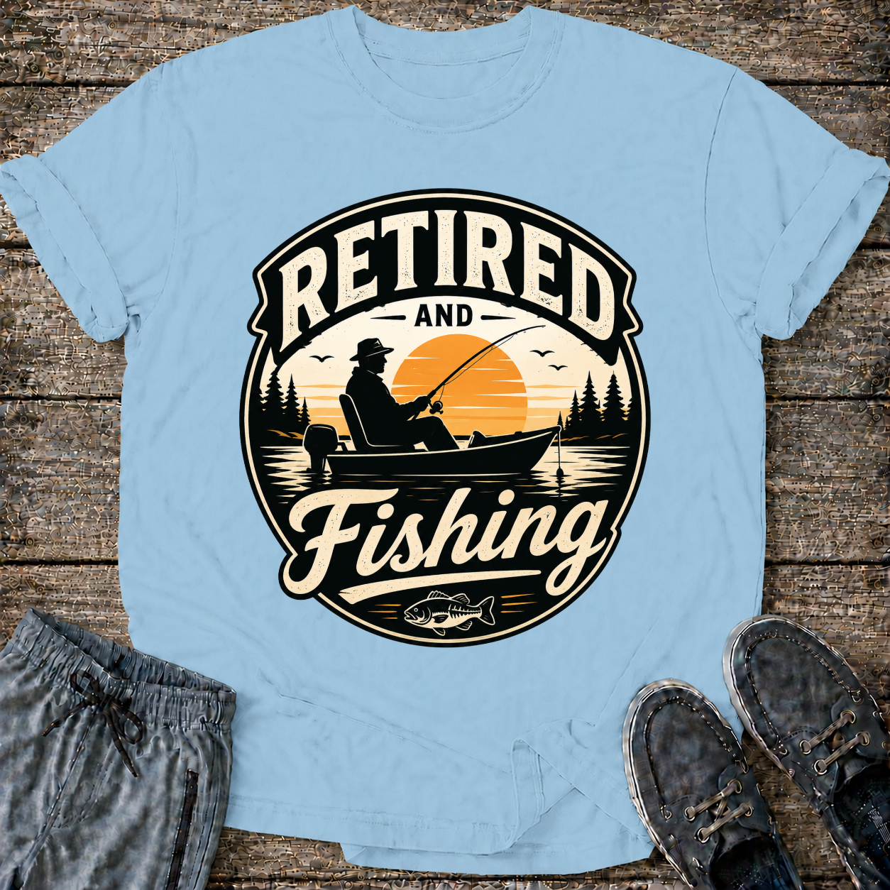 Retired and Fishing T-Shirt