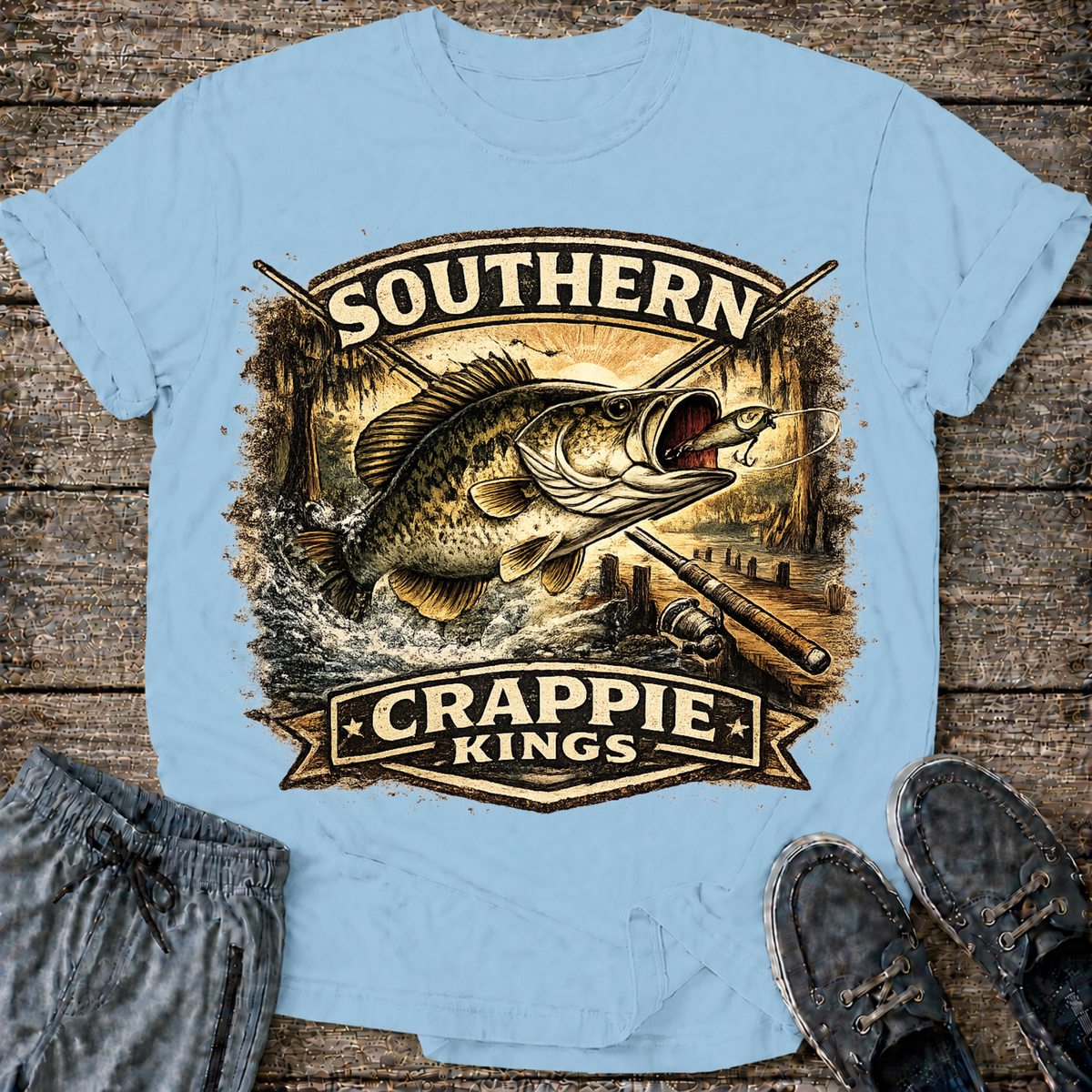 Southern Crappie King T-Shirt